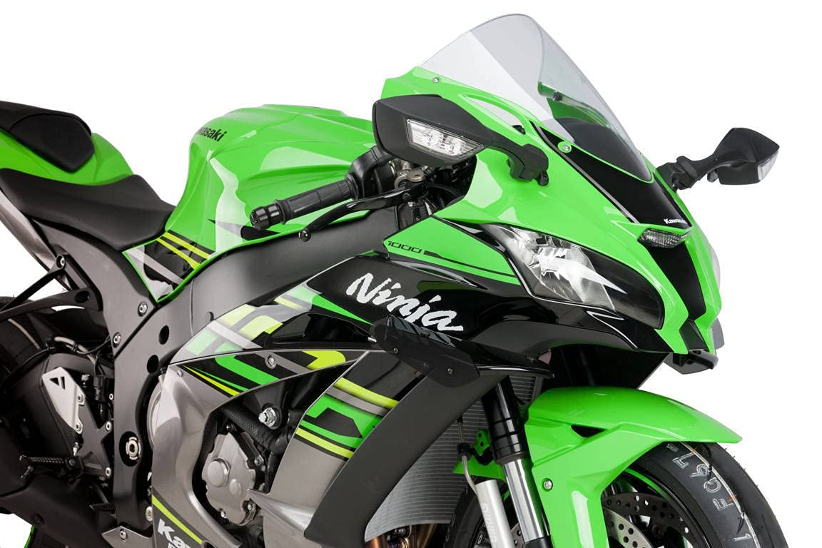 Puig Black Sport Downforce Spoilers Kawasaki ZX-10R 2011-2020