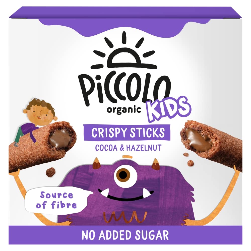 Piccolo Organic Crispy Sticks - Cocoa & Hazelnut 5x25g