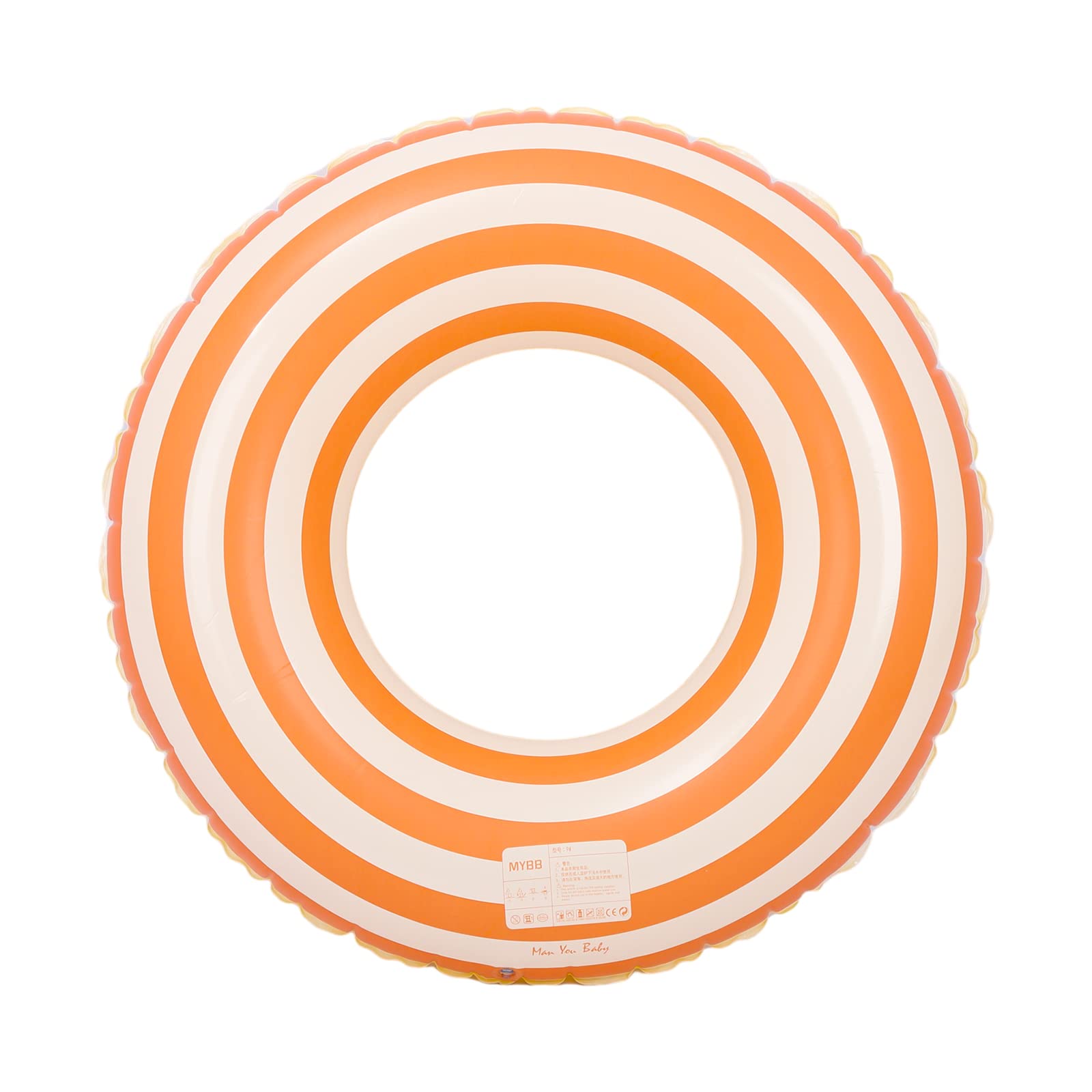 Gukasxi Flotador Inflable, Anillo De Natación A Rayas Vintage, Flotador Grueso Inflable Piscina Flotador Flotador Anillo De Flotación De Verano Playa Piscina Para Niños Y Adultos