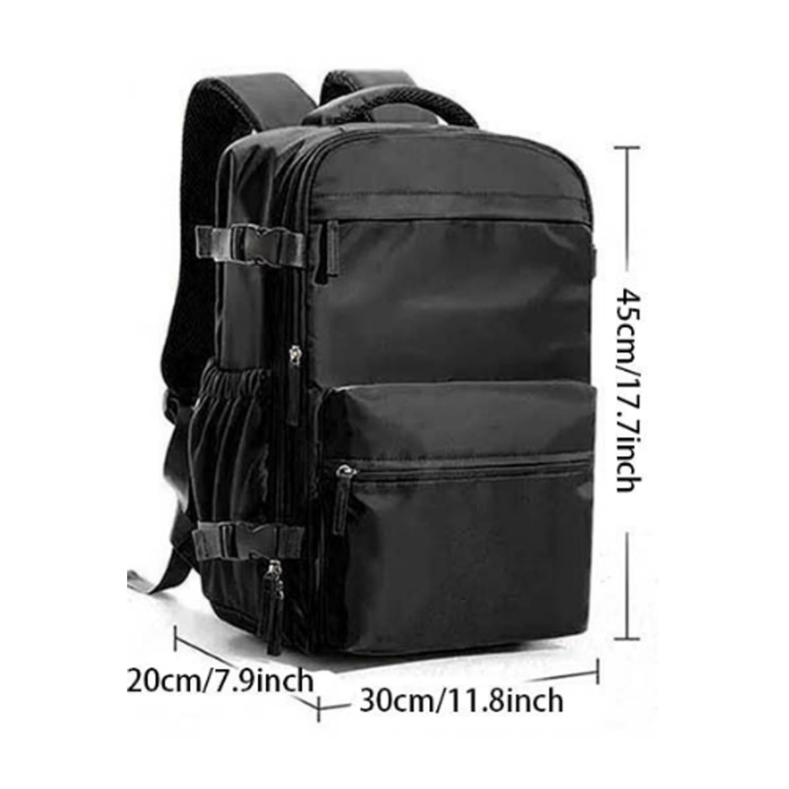 AUNMAS Sac à Dos Sous Vide 40 L pour Voyage avec Pompe à Air, Sac de Compression Sous Vide en Tissu Oxford Imperméable de Grande capacité pour les Sports de Plein Air, le Camping, le