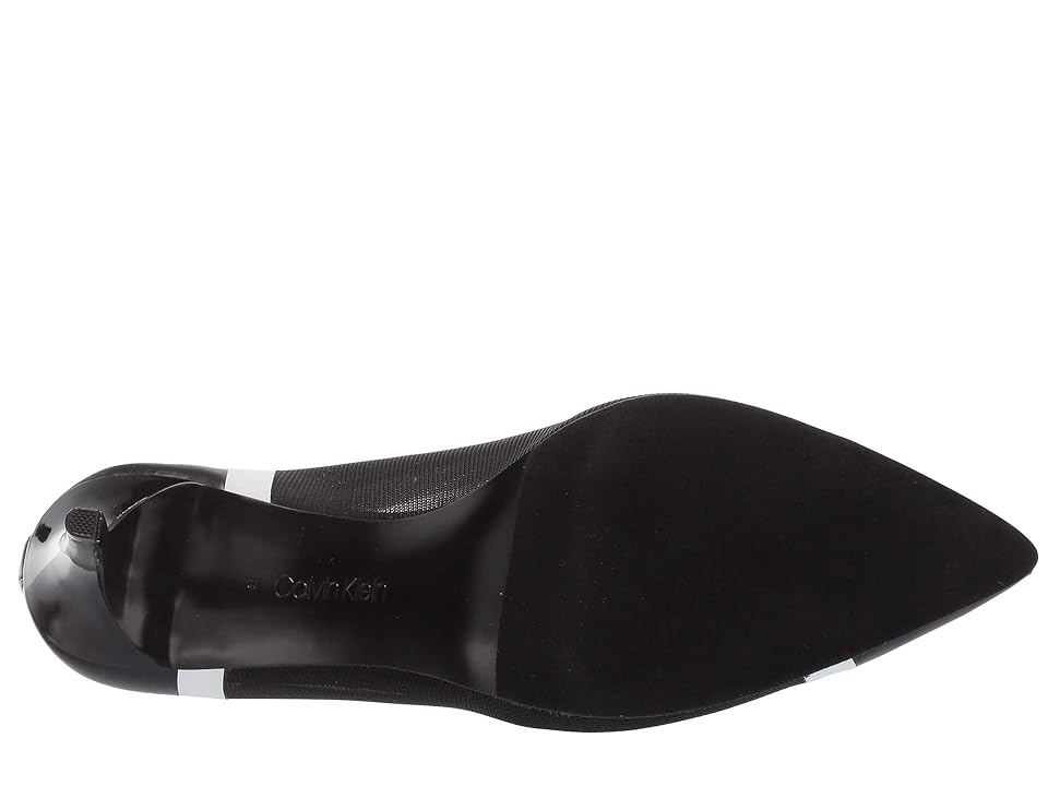 

Calvin Klein Gonzalez (Black/White Mesh/Nappa Smooth) Women's Shoes