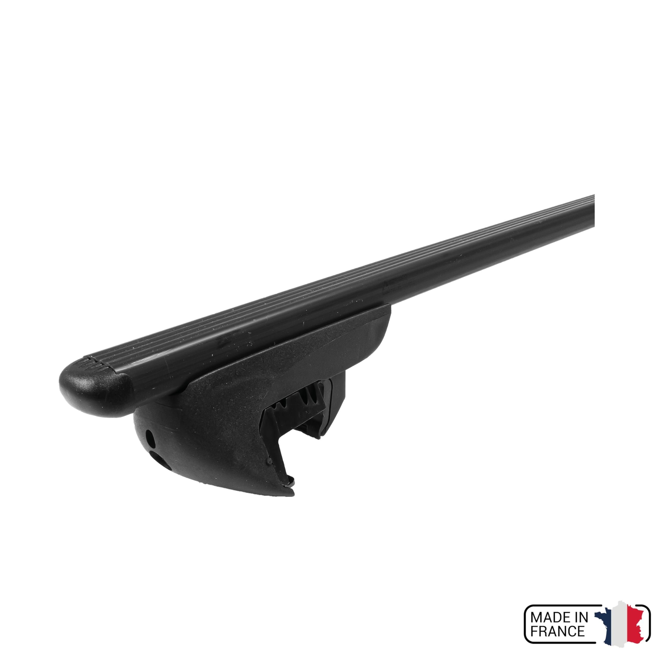 Barres de Toit Polaire Inspiration pour Rails Intégrés (Court) – Acier – Fixation sur Rails intégrés – 135,0 cm – Jusqu’à 75 kg – Barres de Toit prémontées