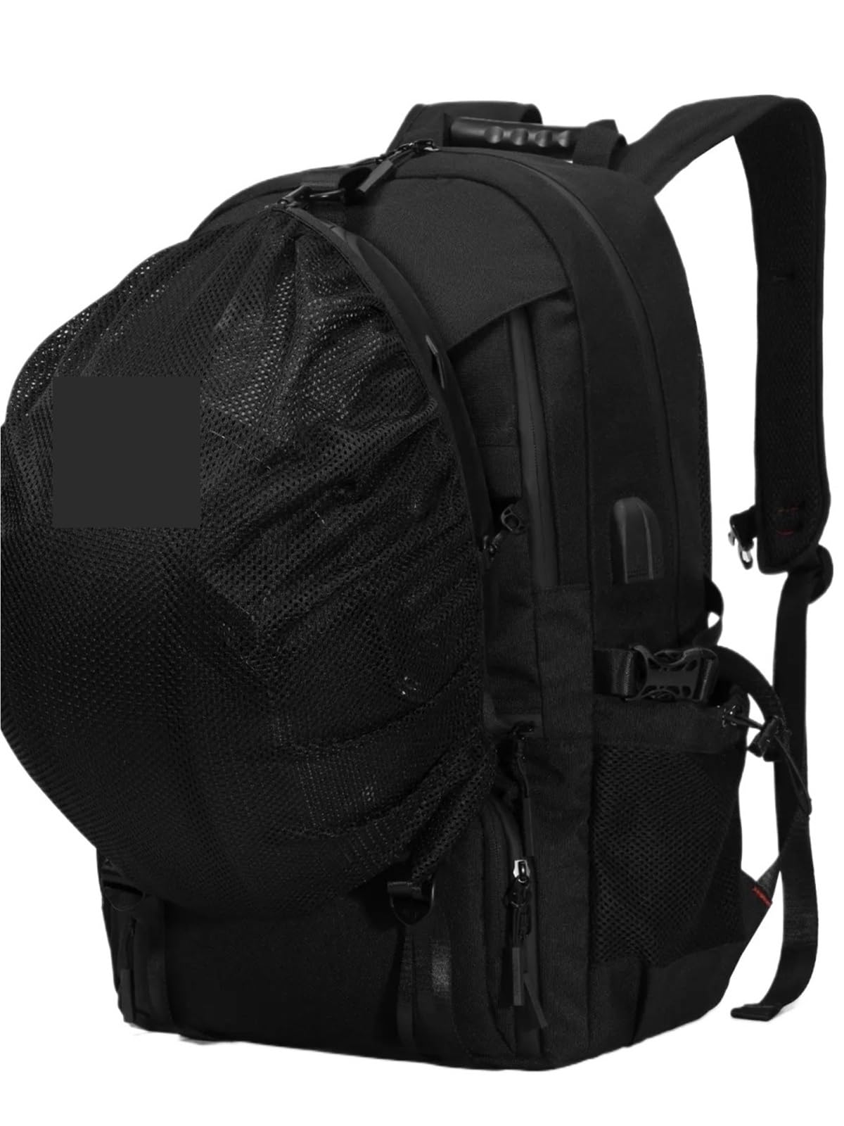 Borsa Porta Casco Zaino for Casco for Motocicletta Ciclismo Borsa for Impermeabile di Grande capacità for Escursionismo Scolastico per Casco Moto Bicicletta Sci