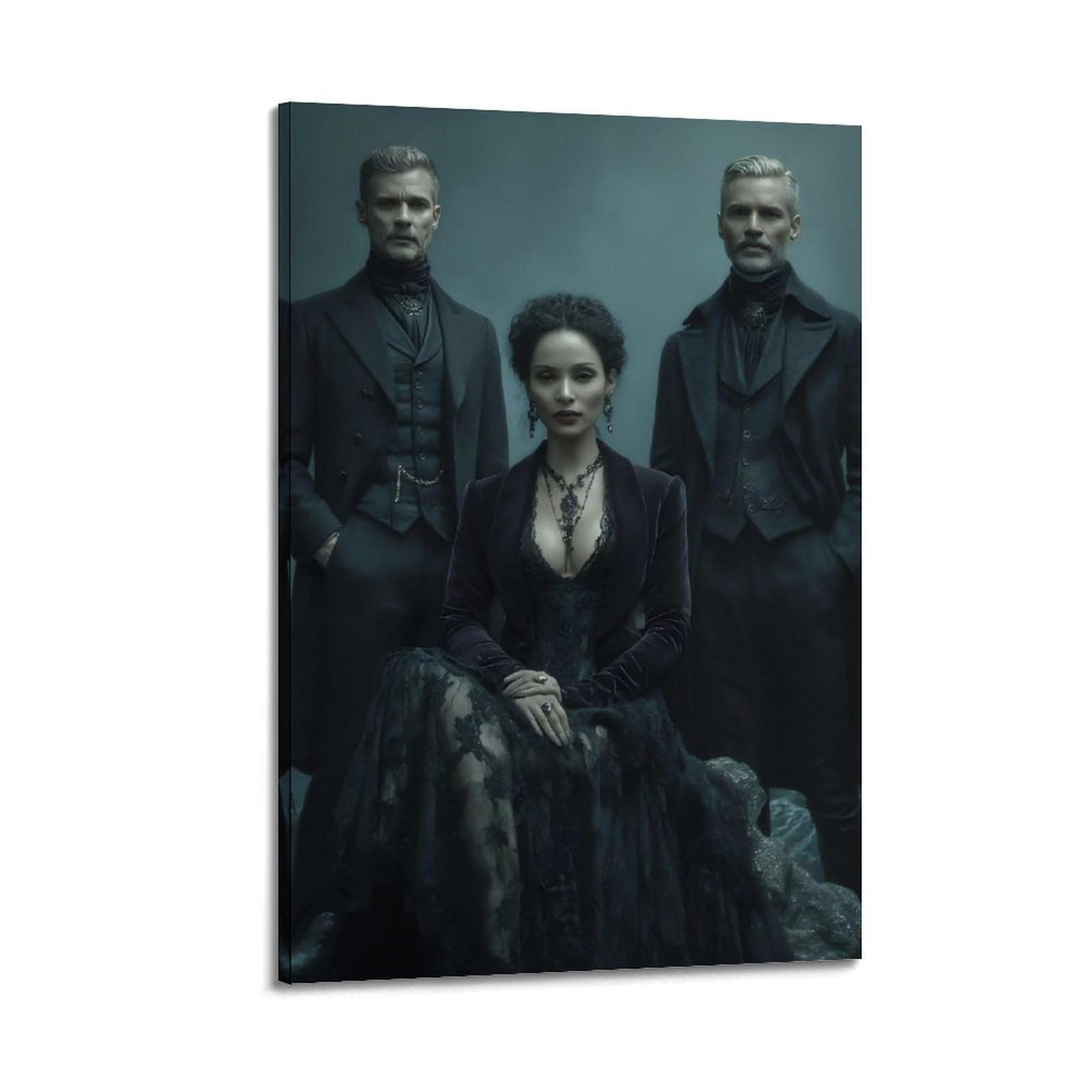 JUWRHRHHRH Vampire (1) Poster Canvas Aesthetic Wall Art Painting Decor for Living Room Bed Room 20x30inch(50x75cm) Frame-style