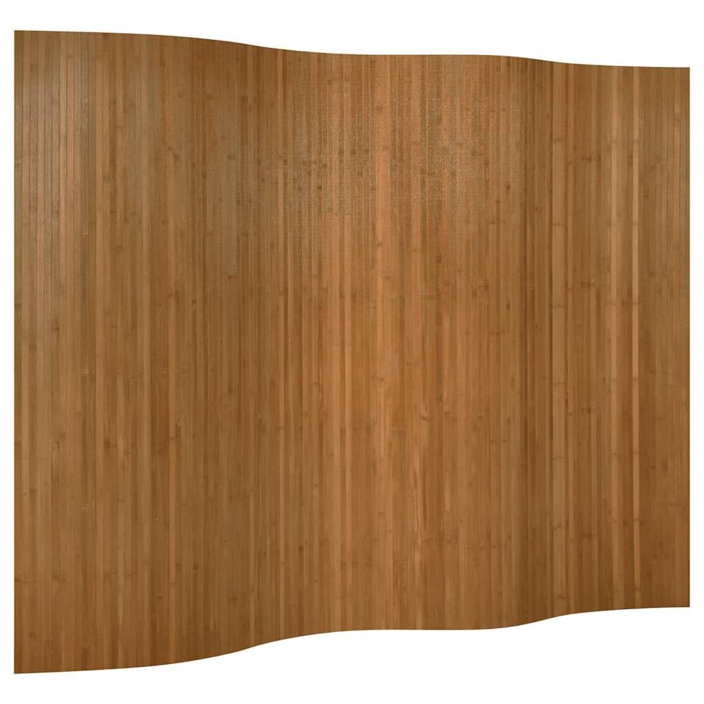 Vidaxl Braun Room Divider Brown Width 250 Cm Height 165 Cm Bamboo