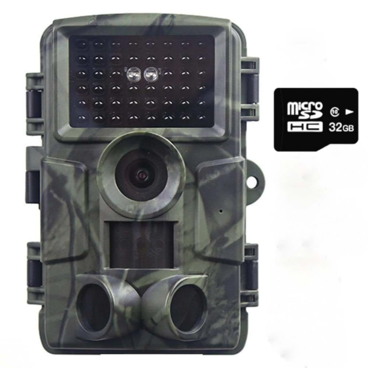 LMHOMEWildlife Camera, 60 MP 4K Video Wildlife Camera with 2.0 Inch LCD Screen, Wildlife Camera with Motion Sensor, Night Vision up to 120°, 100° Detection Angle, IP66