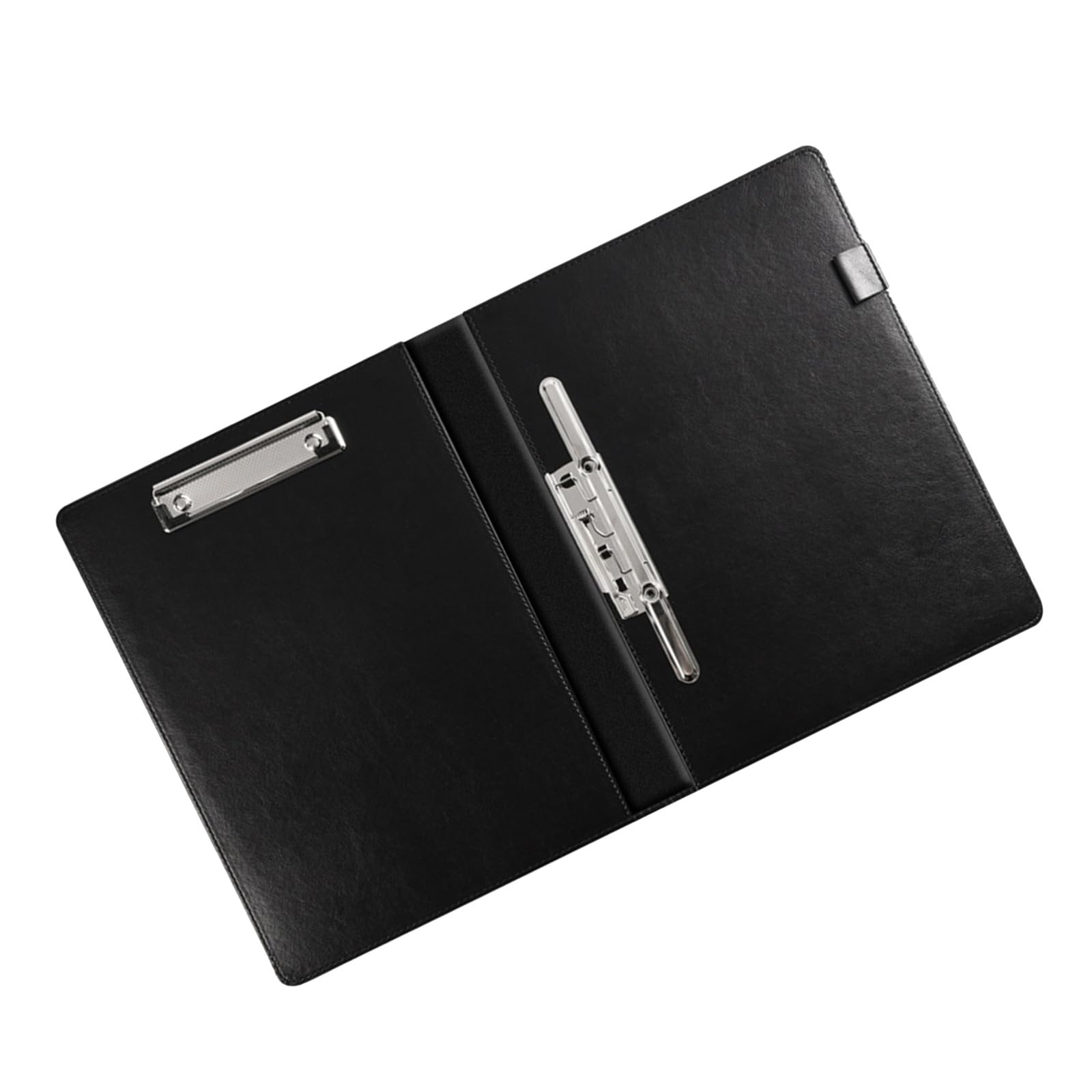 【タイムセール】ダブルリングバインダー　ブラック　リフィル　クリップ付き タイムセール】ダブルリングバインダー ブラック リフィル クリップ付き