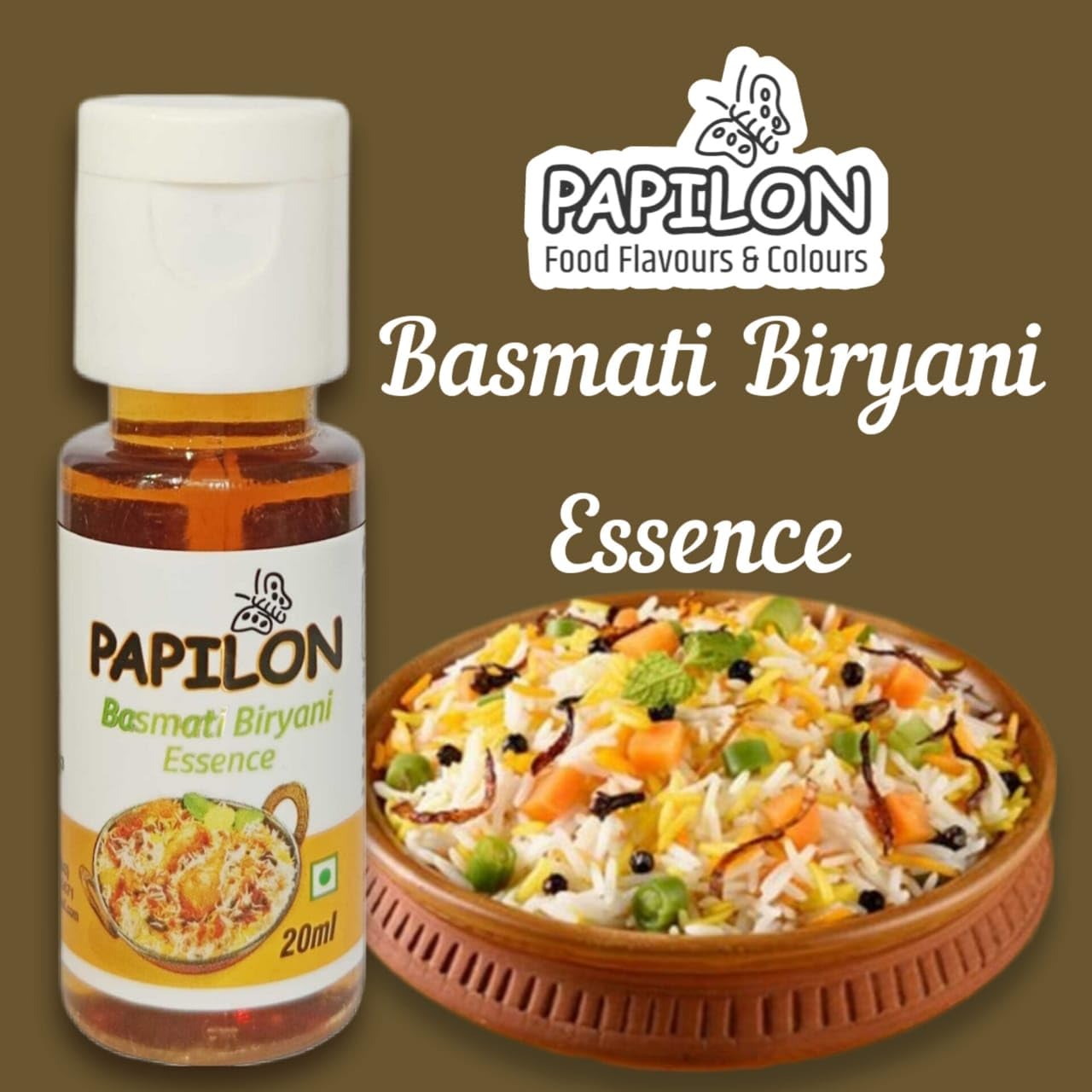 Papilon Basmati Biryani Masala Essence (20 ml x 6 Bottles) For Used in Veg and Non Veg Biryani 3