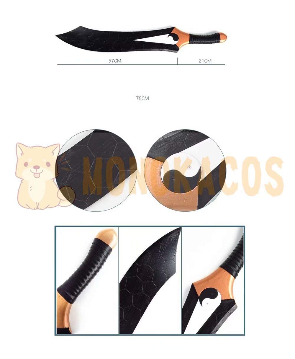 Amazon.co.jp: MONOKA-COS 陰陽剣 干将 莫耶 日本刀 美術刀剣 木製作