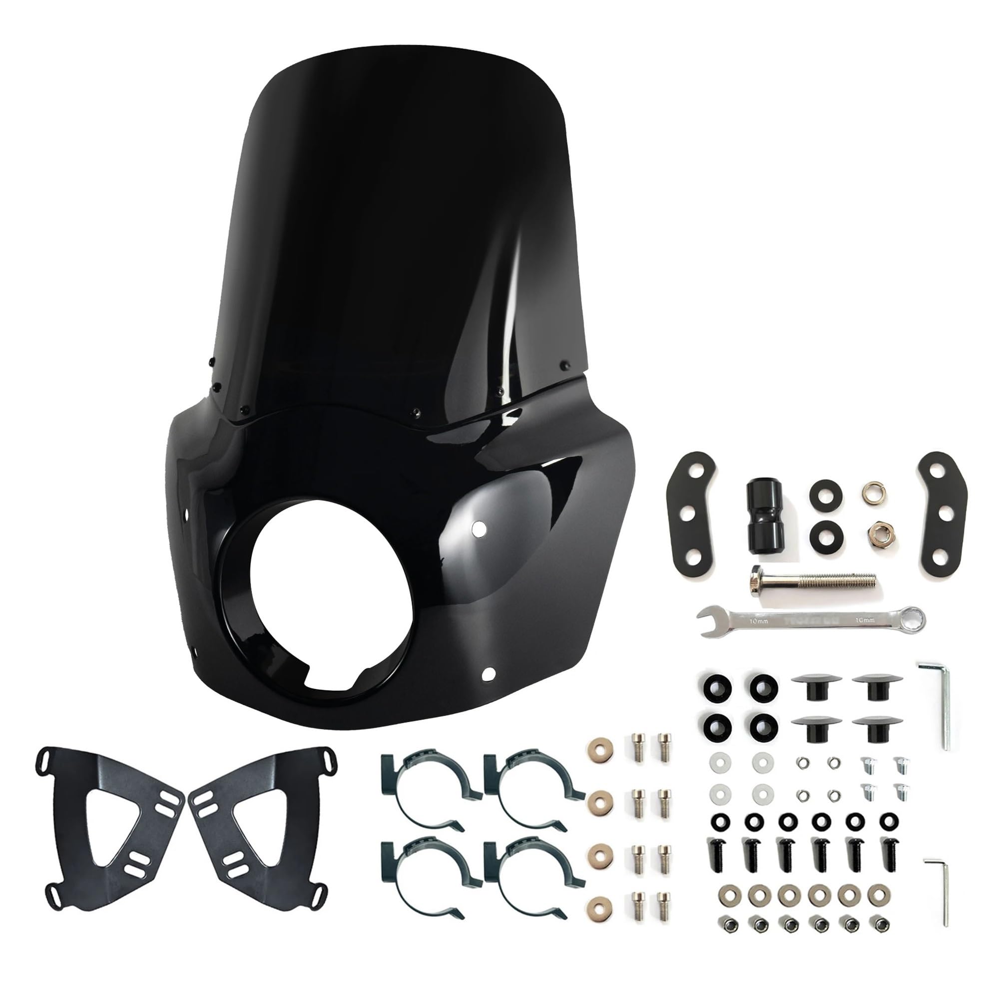 15" Windshield Fairing Low Rider S Fairing Deflector Road Warrior Fairing Only For Harley For Softail For Low For Rider S For FXLRS 2020-2024,Accessori completi