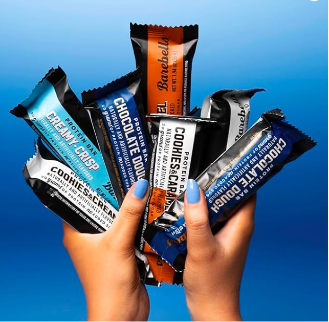 Image of Barebells Protein Bars People's Choice Variety Pack - 24 Bars (2 Packs of 12), 20g High Protein Treats - Chocolate Nutrition Bars with No Added Sugar - On-The-Go Breakfast or Post-Workout Snack.