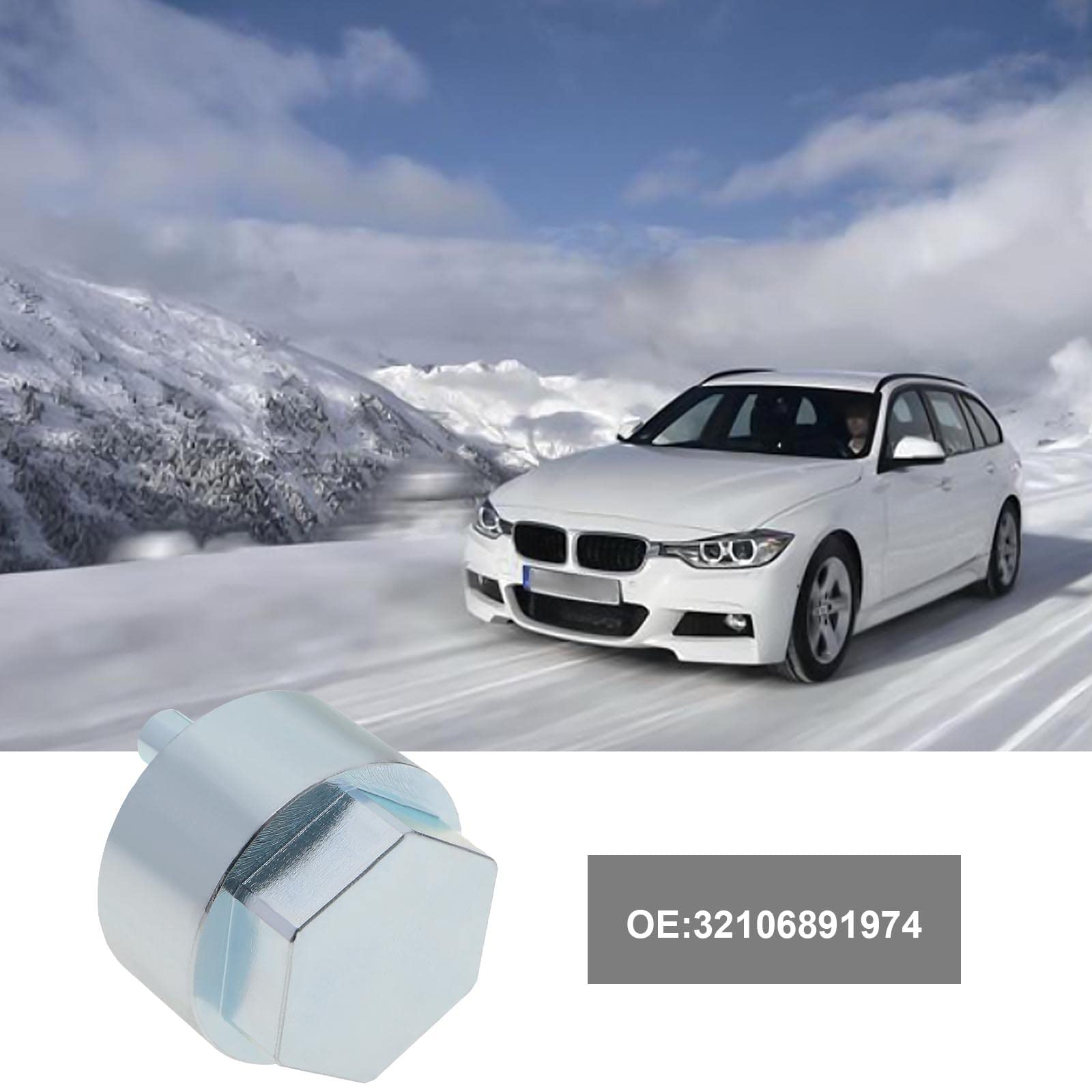 OTOTEC Herramienta de Pieza de Empuje de Cremallera de Dirección 32106891974 Compatible con EPS F30 F3x 1 2 3 4 Serie Cremallera de Dirección Herramienta de Extracción de Máquina de Dirección de 24 Mm
