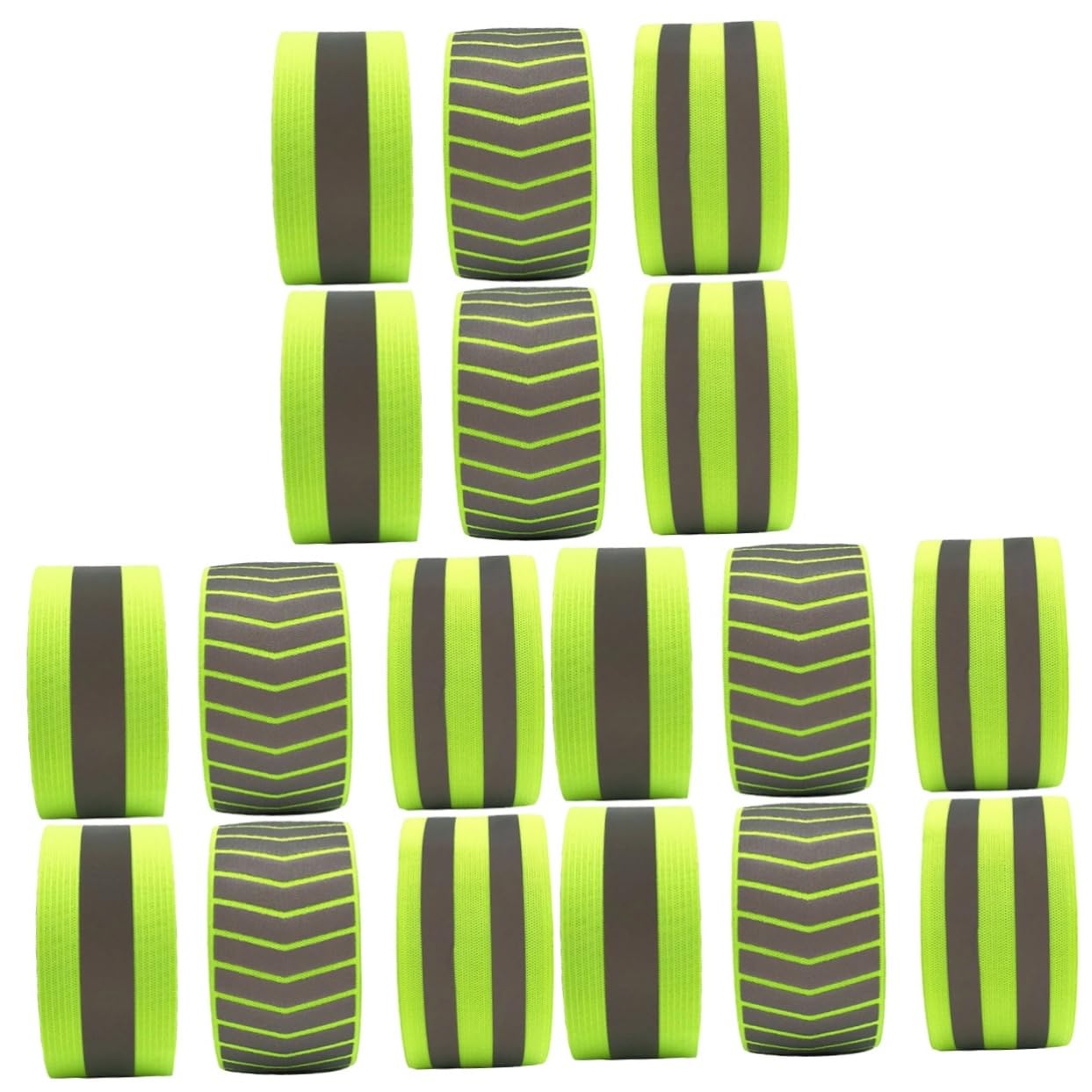 POPETPOP Brassard Réfléchissant Bandes Réfléchissantes Brassard Reflechissant Accessoire De Sport Nuit Ceinture De Course Bracelets Réfléchissants Bracelets De Sécurité Green