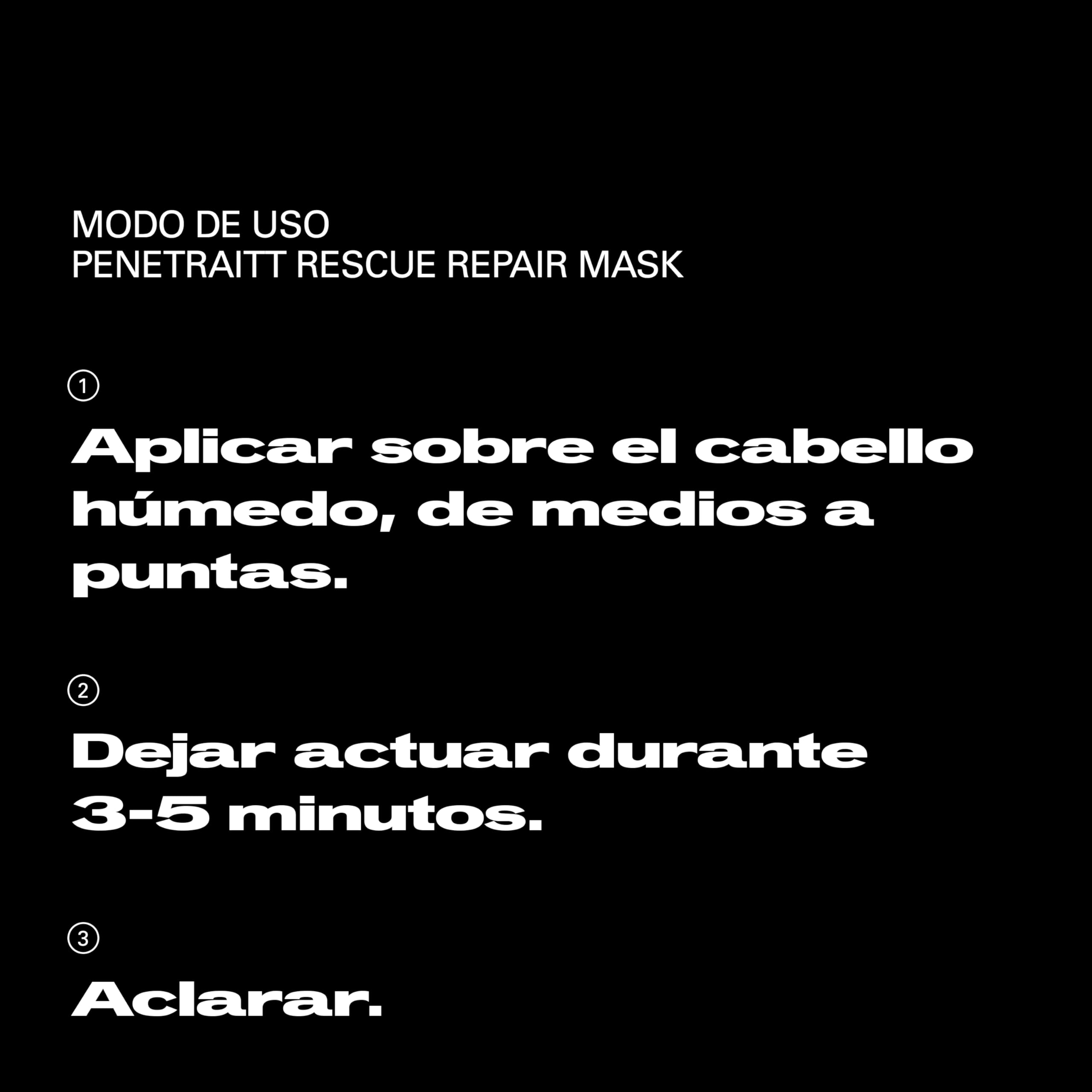 Sebastian Professional Penetraitt Mascarilla Revitalizante Reparación Transformadora Cabello Dañado Debilitado