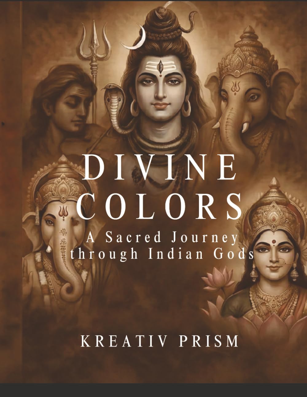 Divine Colors: A Sacred Journey through Indian Gods