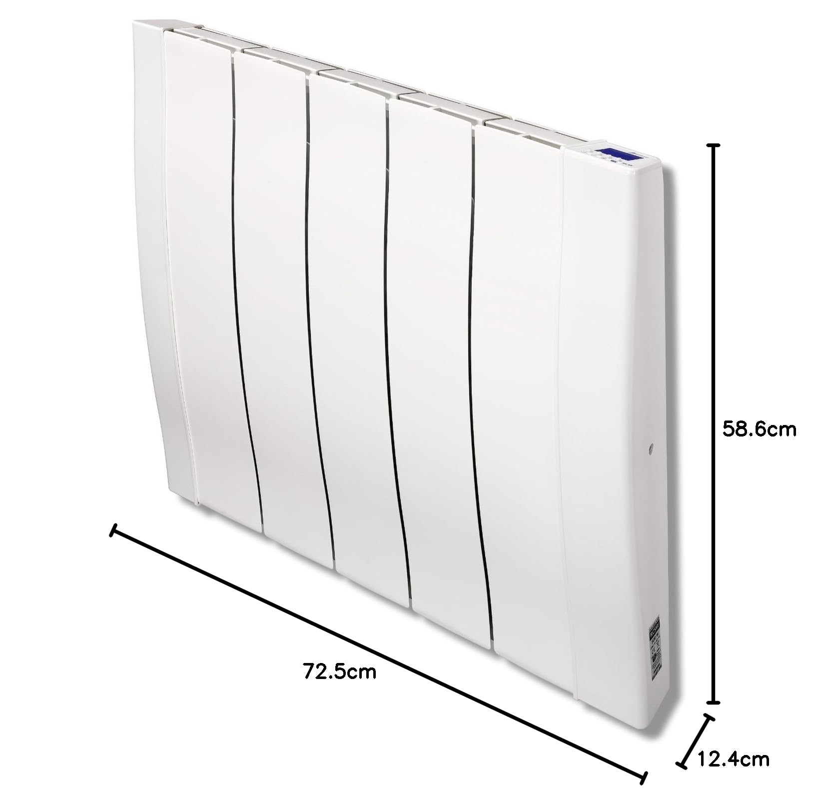 Haverland - Emisor curvo con bloque de inercia a fundición de aluminio | Conexión BT | Boost | Programación