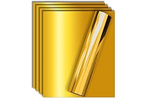 Metallic Gold HTV Heat Transfer Vinyl for Tshirt and Apparel 12" X...