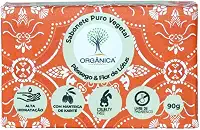 Organica Sabonete Em Barra Vegano Pêssego E Flor De Lótus 90G Orgânica