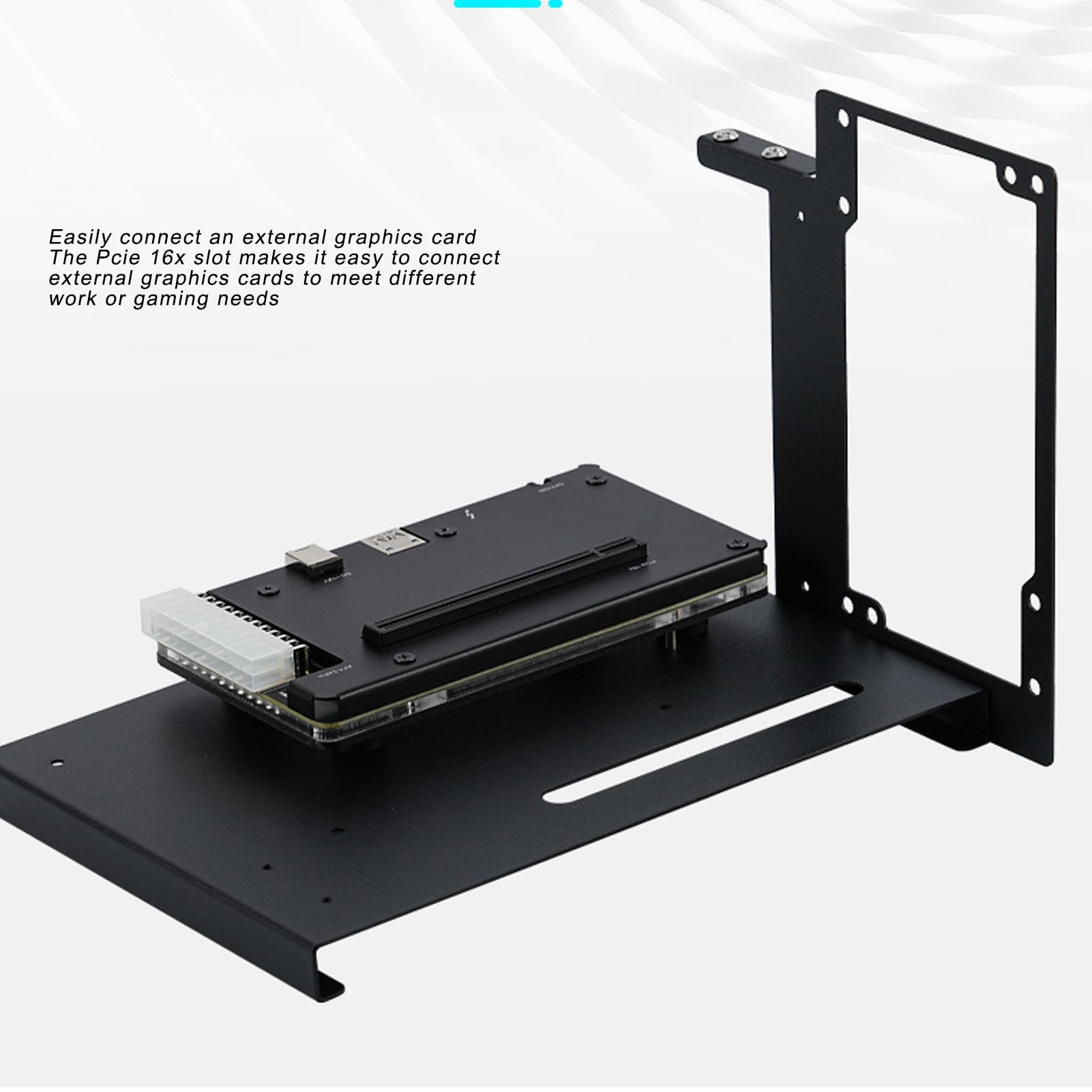Generic Dock di Espansione per Scheda Grafica con Robusta Struttura in Alluminio per Prestazioni GPU Migliorate Nei Giochi e nel Rendering 3D