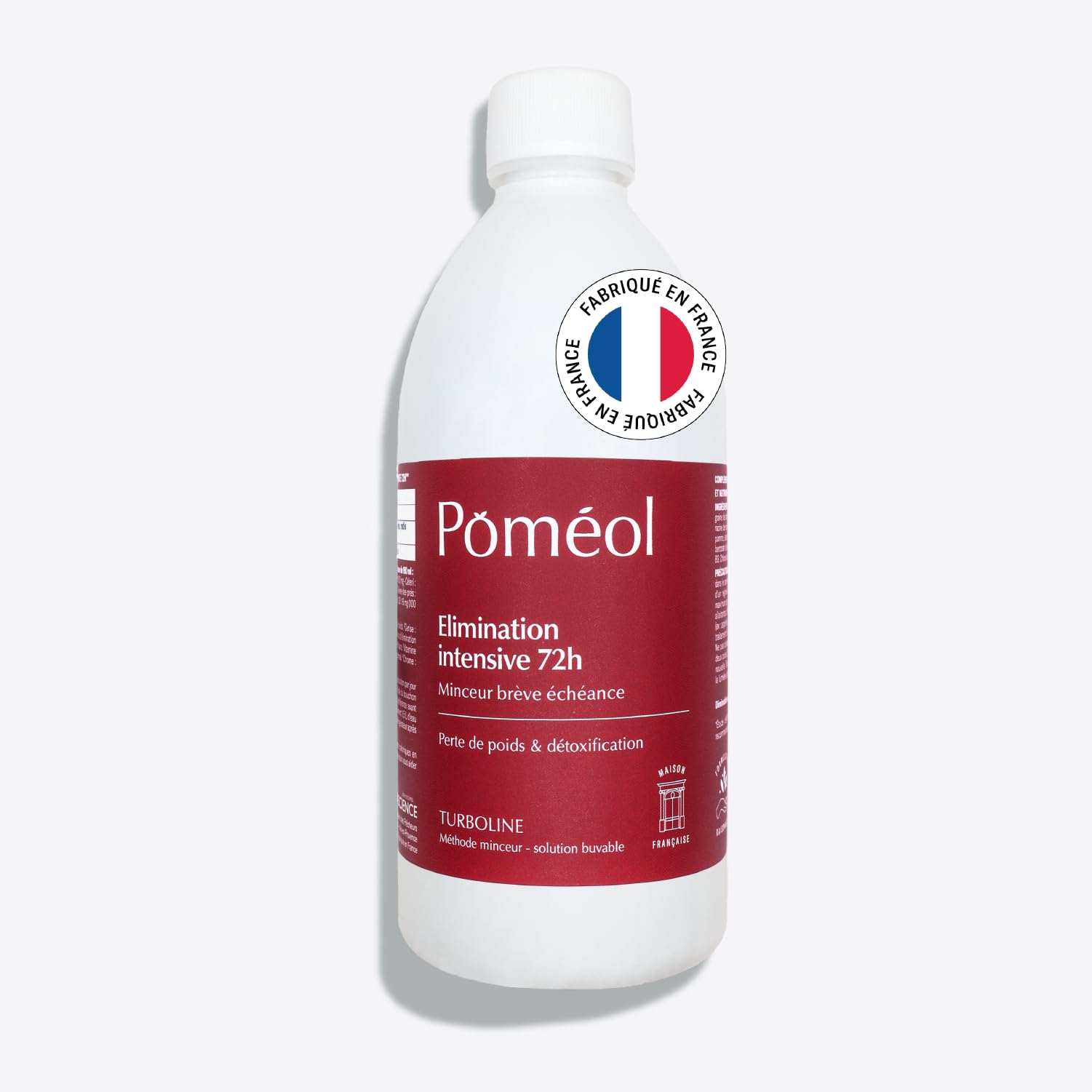 Draineur Minceur Express ǀ Boisson Minceur ǀ Programme Perte de Poids ǀ TURBOLINE ǀ Élimination Intensive ǀ Détox naturelle - Artichaut, Cerise, Céleri, Chrome Radis noir, Pruneau ǀ POMÉOL ǀ 72h