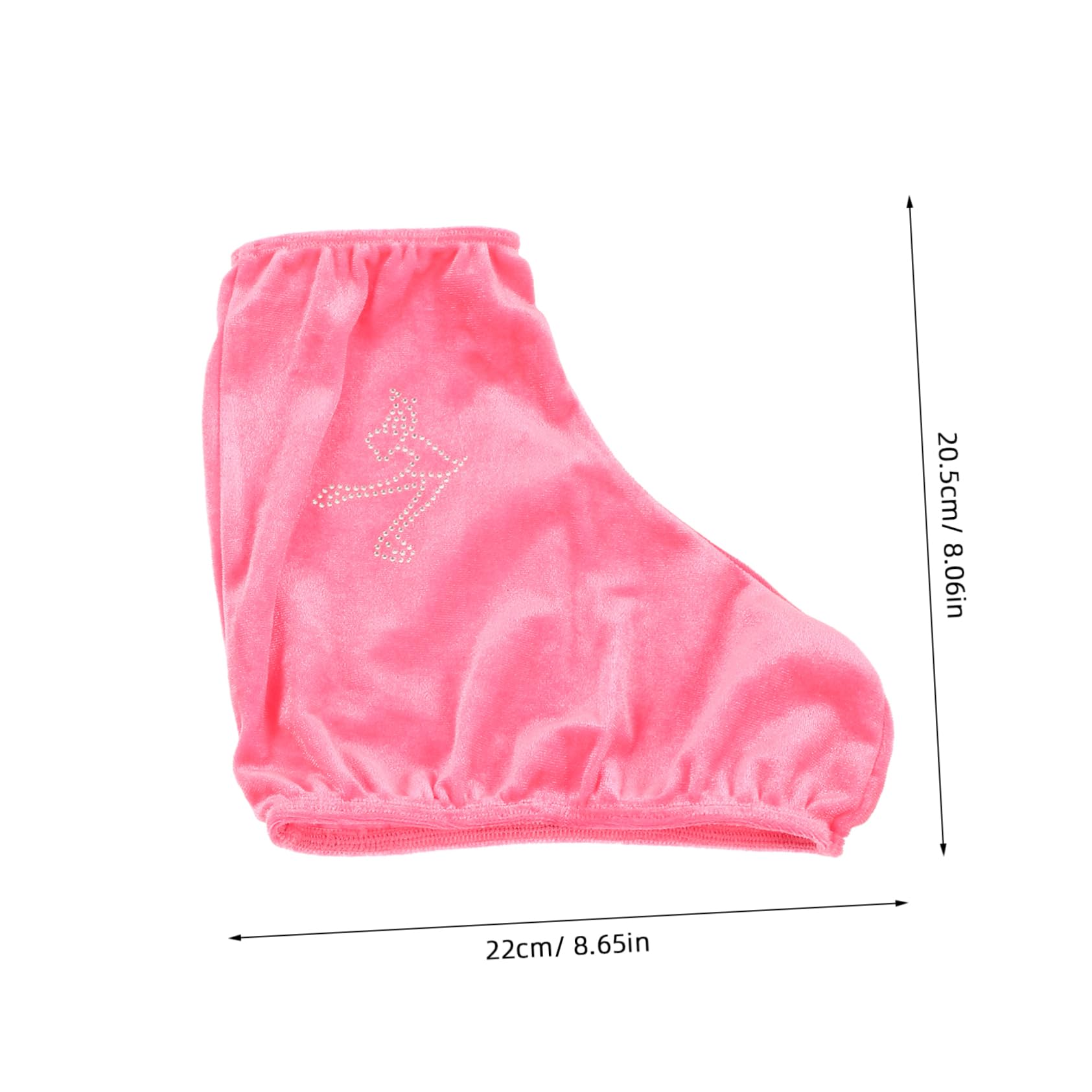 Fundas para Patines de Hielo Cubiertas Protectoras Rosa Poliéster
