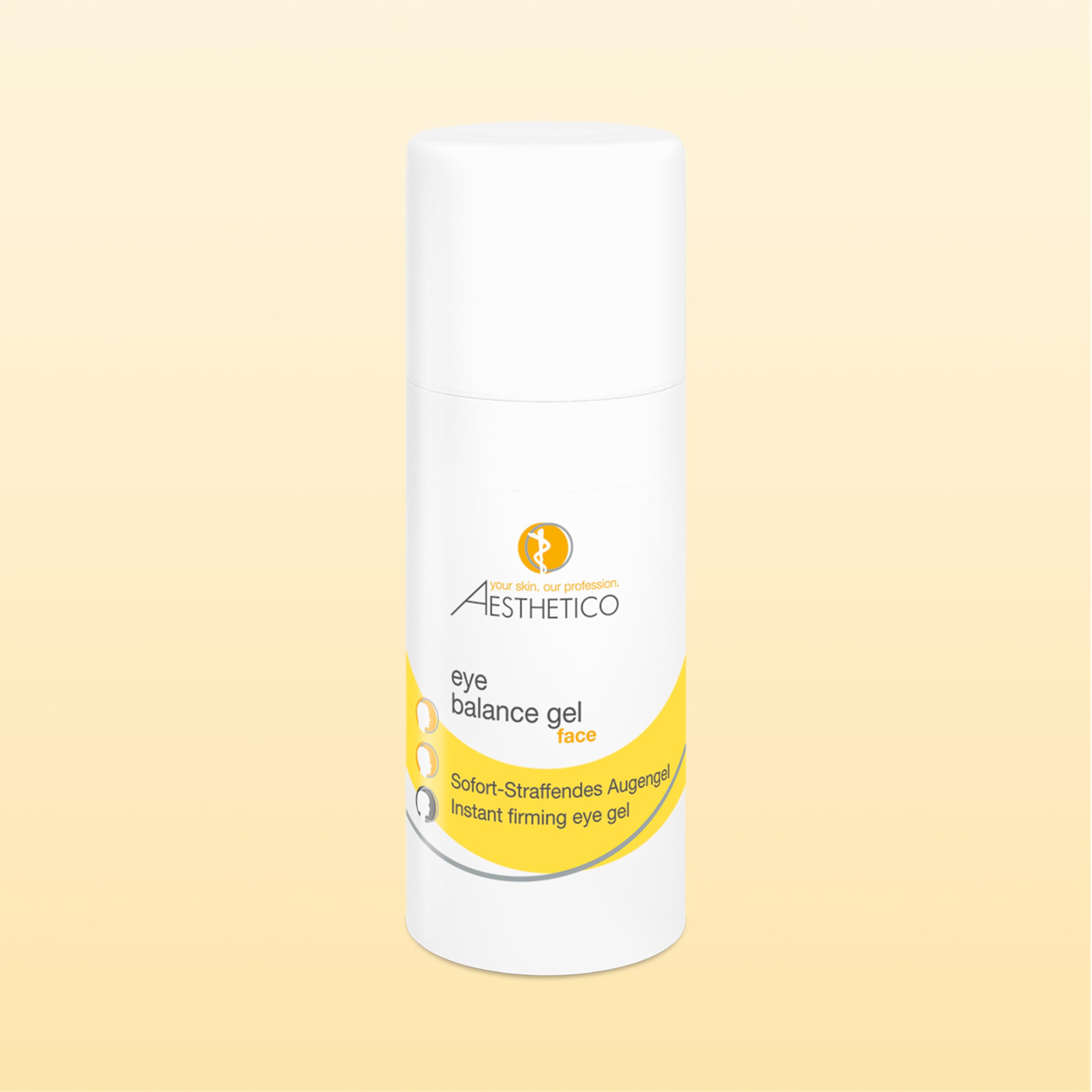 AESTHETICO eye balance gel, 15 ml - Sofort straffende Augenpflege mit intensivem Anti-Aging-Effekt, reduziert Fältchen, wirkt kühlend, feuchtigkeitsspendend und abschwellend bei geschwollenen Augen