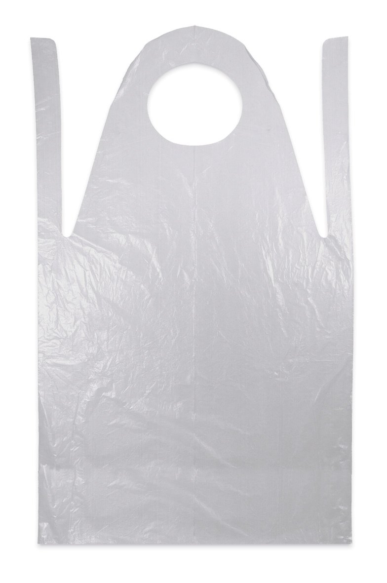Medi-Inn PE-Schürzen weiß gehämmert in praktischer Spenderbox (80 x 140cm, 800 Stück)