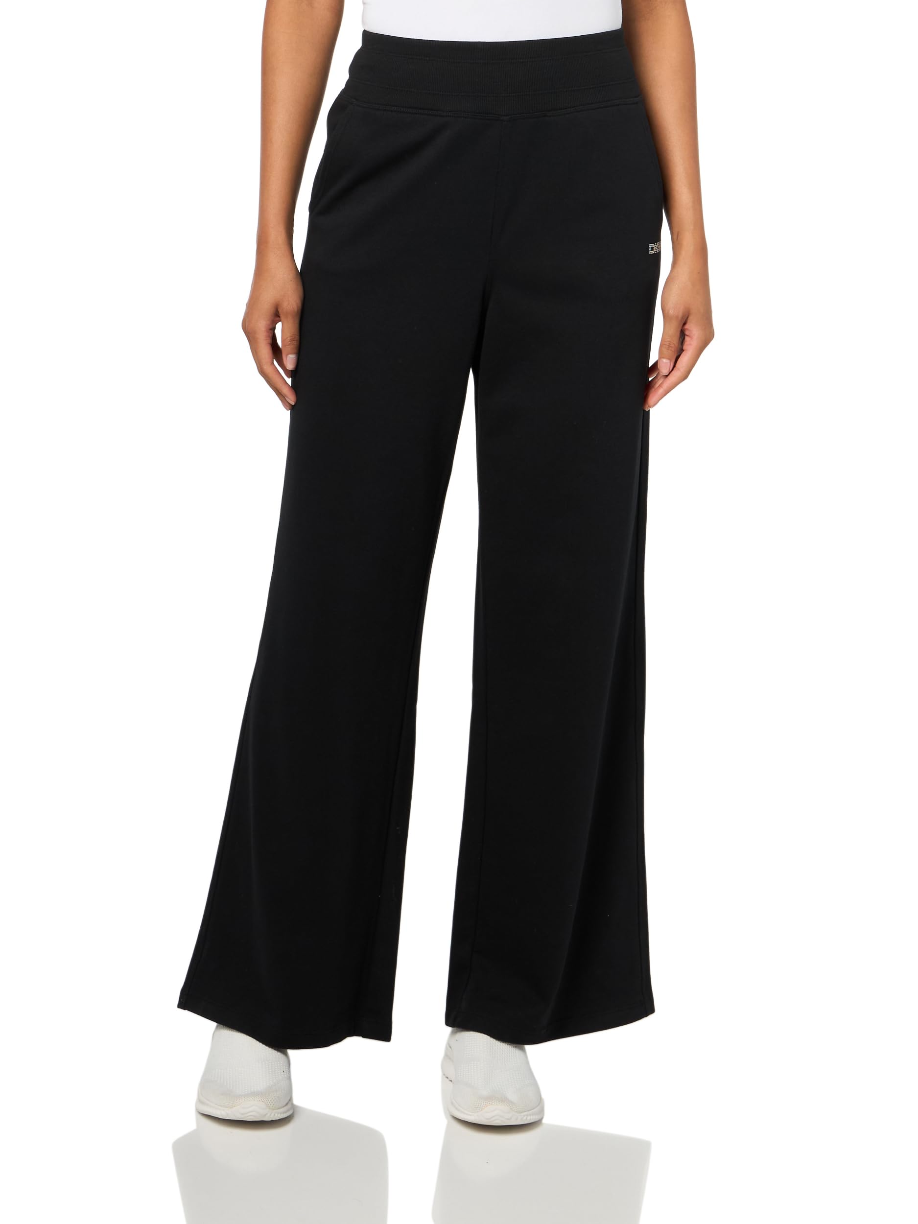 DKNY Womens Mini Stud Logo Open Leg Pant