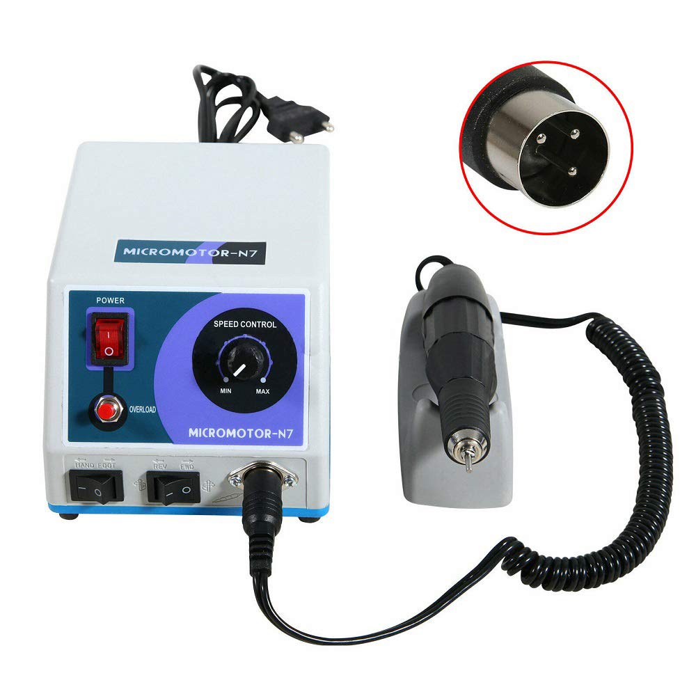Micromotore N7SS04 Mango de laboratorio dental 35000 rpm con pedal de Panda life 220V