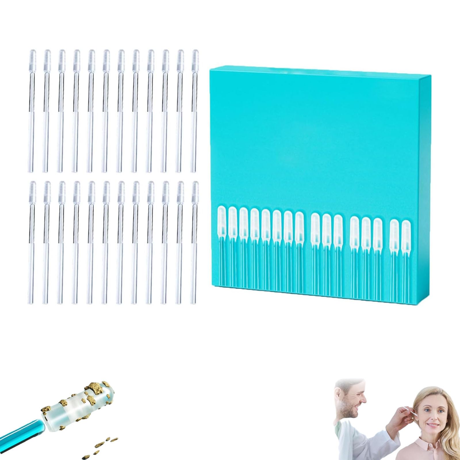 Gentle Ear Cleaning Stick Sticky Ear Cleaning Stick Gentle Visible Ear Care Perfect for All Ages Dispose Done