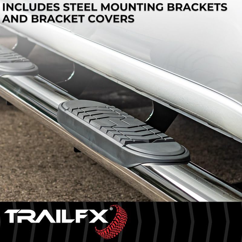 Estribos TrailFX Ovalados 5 Pulgadas para Silverado miniatura 4