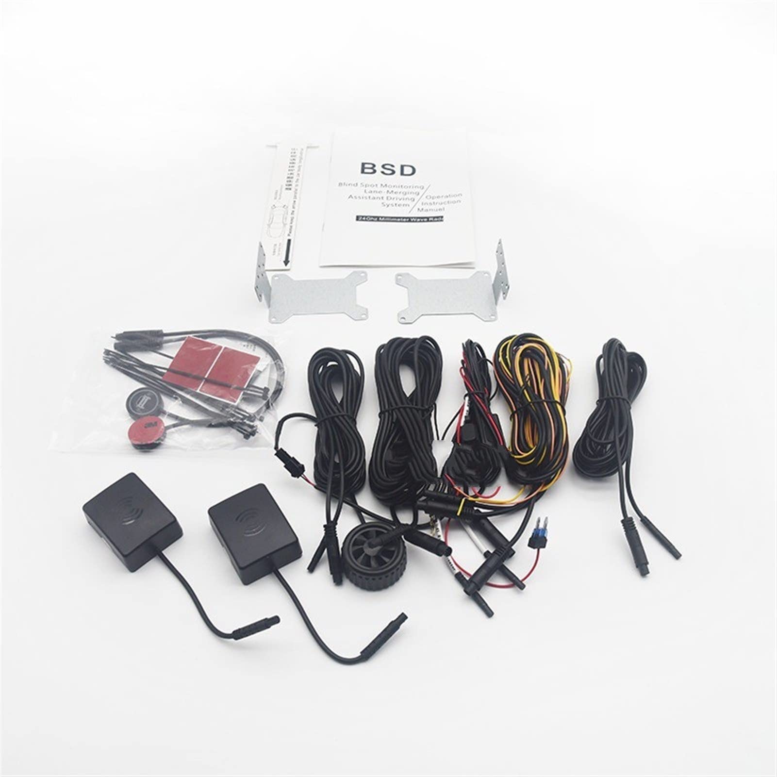 Outer Side Rearview Mirror Blue Glass Lens With Blind Spot System, for Toyota, Highlander ALPHARD 4runner Anti Glare BSD Car Rearview Mirror Glass(BSD 24GHZ)