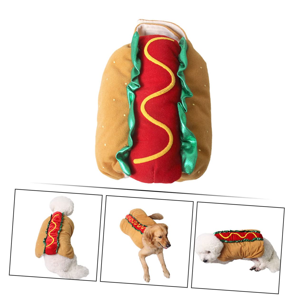 1pezzi Costume Decorativo per Animali Domestici Indossabile per Cani e Gatti Materiale di Adatto per Feste e Decorazioni Natalizie