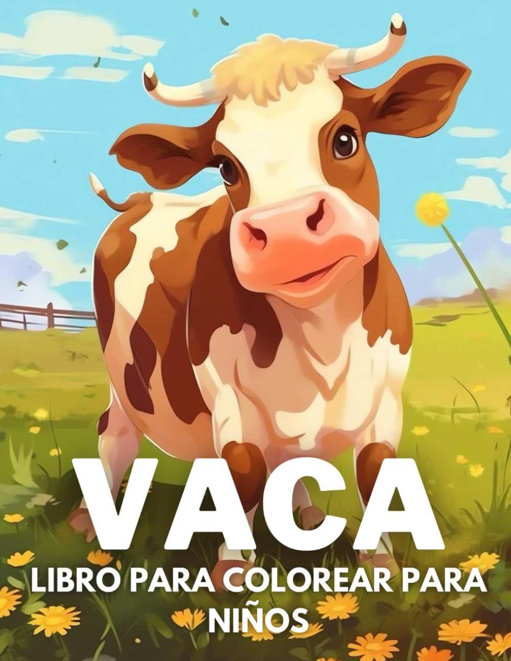 Vaca Libro De Colorear Para Niños: +40 Dibujos Divertidos Y Fáciles De Lindos Vaca Para Colorear Para Niños, Niños Y Niñas Que Aman Los Vaca, Relajante Para Aliviar El Estrés