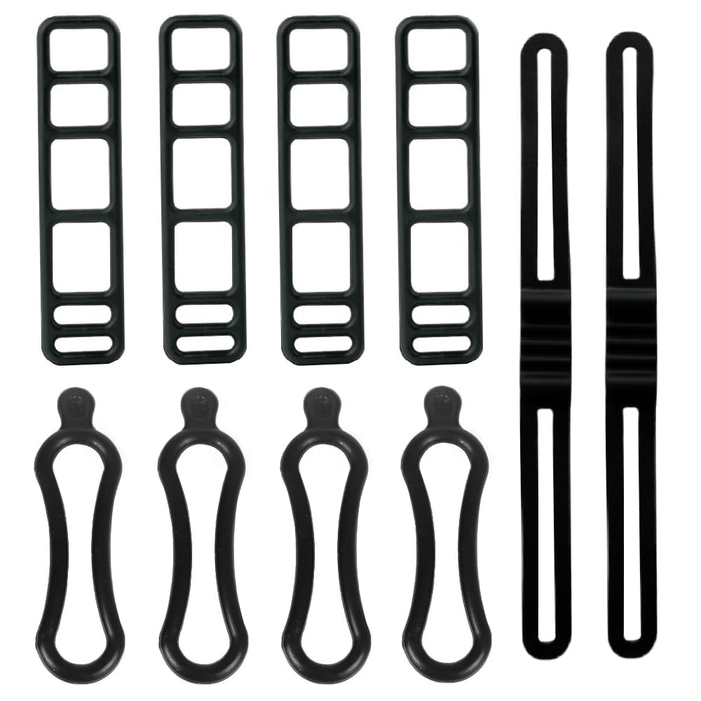 20 Stück Fahrrad Silikonbänder - Gummiringe Für Lampen & Zubehör