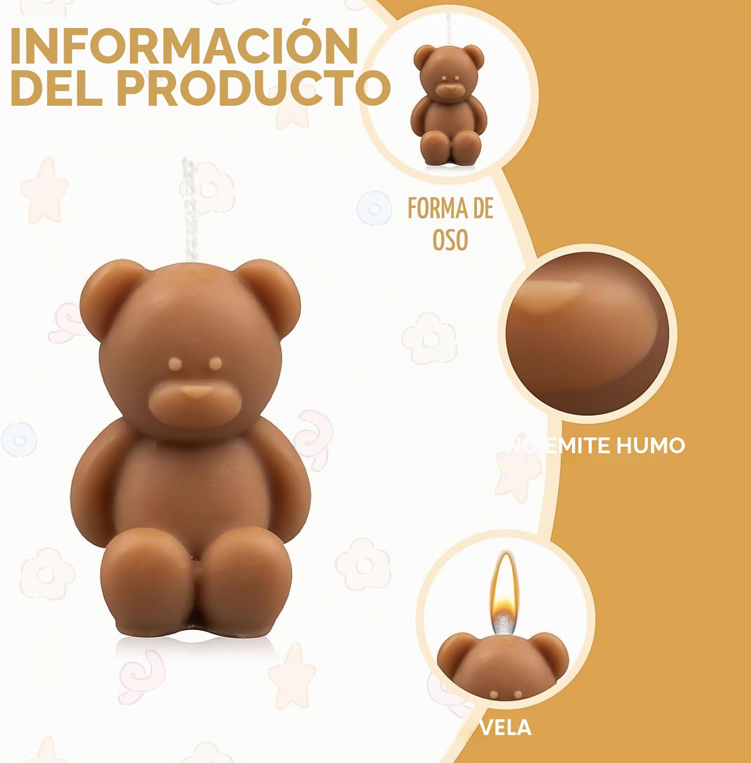30 Velas De Oso Para Fiesta De Bebé, Regalos Para Fiestas, Decoraciones De Fiesta, Paquete Al Por Mayor