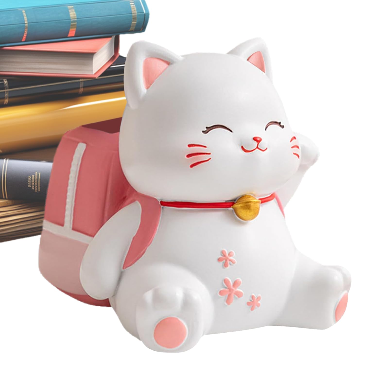 Pot à crayons chat pour résoudre le désordre sur votre table de bureau à la maison