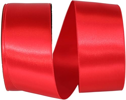 Miniatura 5 de Reliant Ribbon 5000-061-16K Cinta de satén de doble cara Dfs, 2-14 pulgadas x 50 yardas, rosa