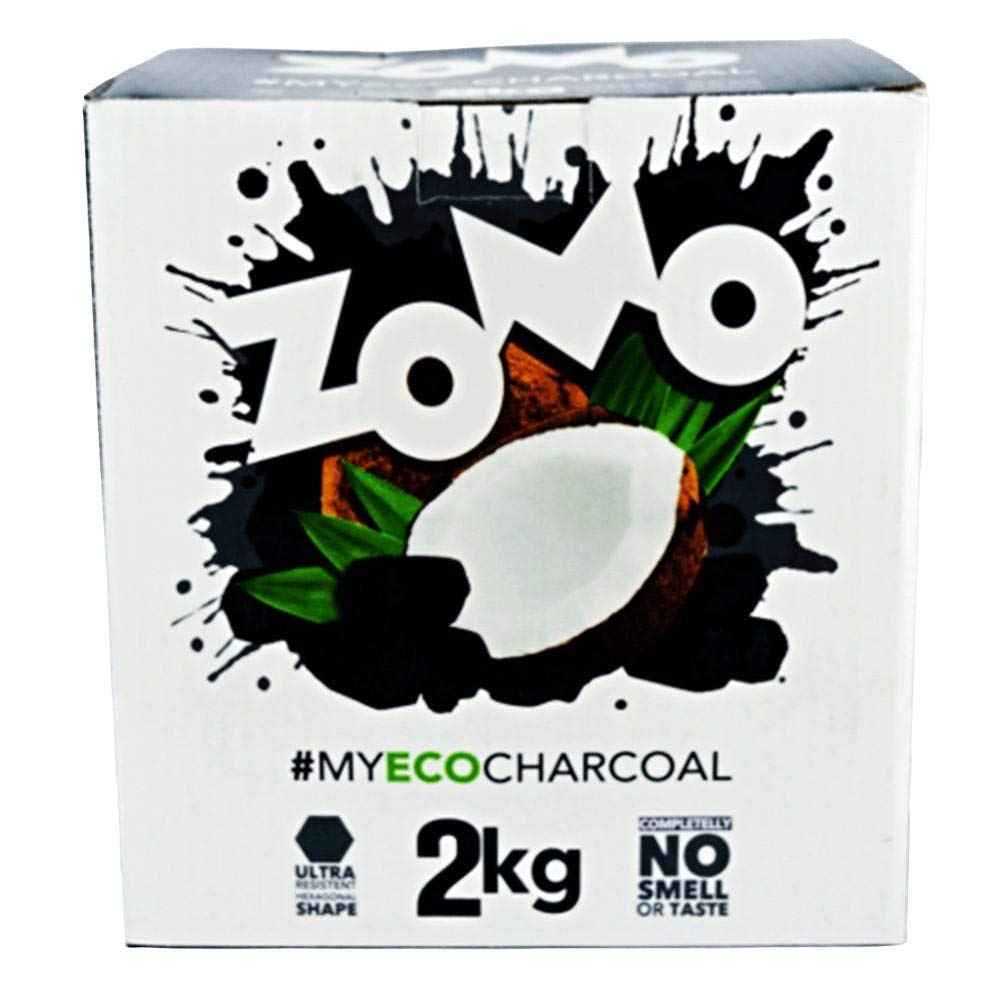 Carvão De Coco Hexagonal Zomo 2Kg Myecocharcoal | Amazon.com.br