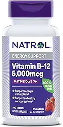 Vitamina B12 5000mcg 100tbs Natrol Sublingual