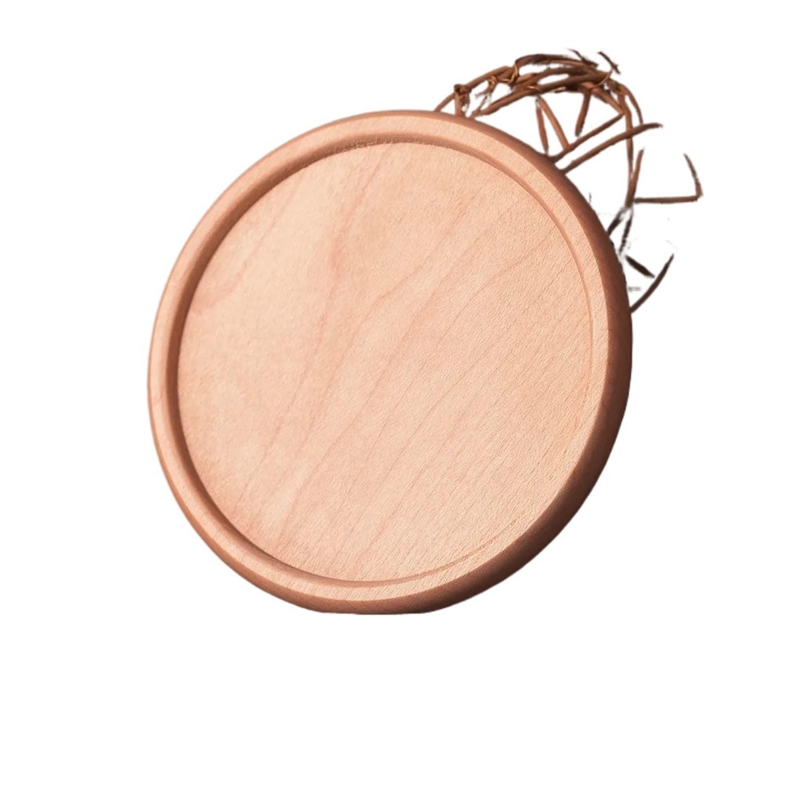 Wooden Round Coasters 1Pc Walnut Wooden Tea Coffee Cup Coaster Placemat