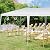 Tangkula 10 x 20 Feet Canopy Tent, Waterproof Wedding Canopy with Wind Rope, Outdoor Shelter Pavilion for Parties, Commercial Activity, Camping, Heavy Duty White Party Tent for Family Friends