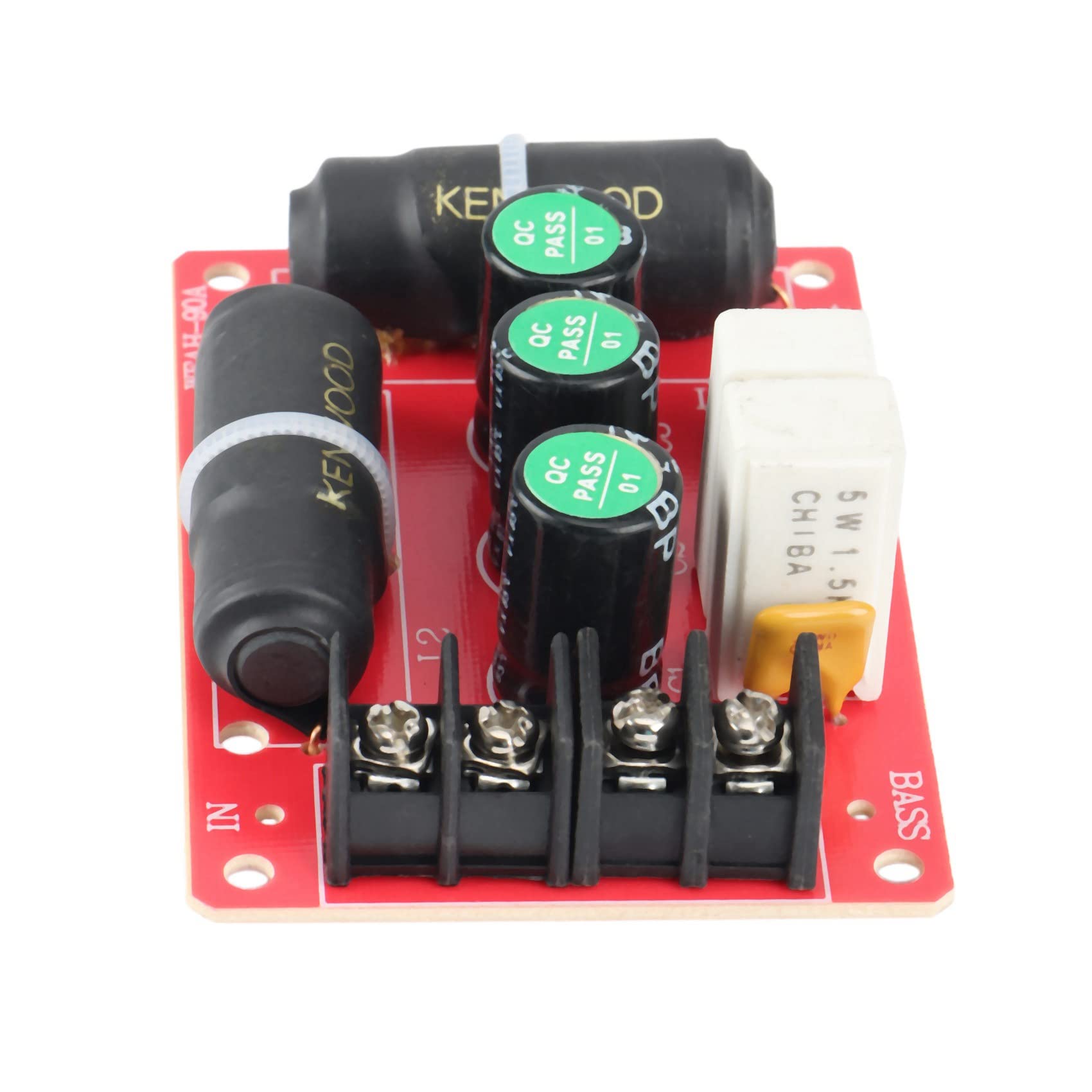 Xnuiasqe 4X Subwoofer per Puri Divisore di Frequenza per Altoparlanti Crossover di Secondo Ordine Home Theater DIY