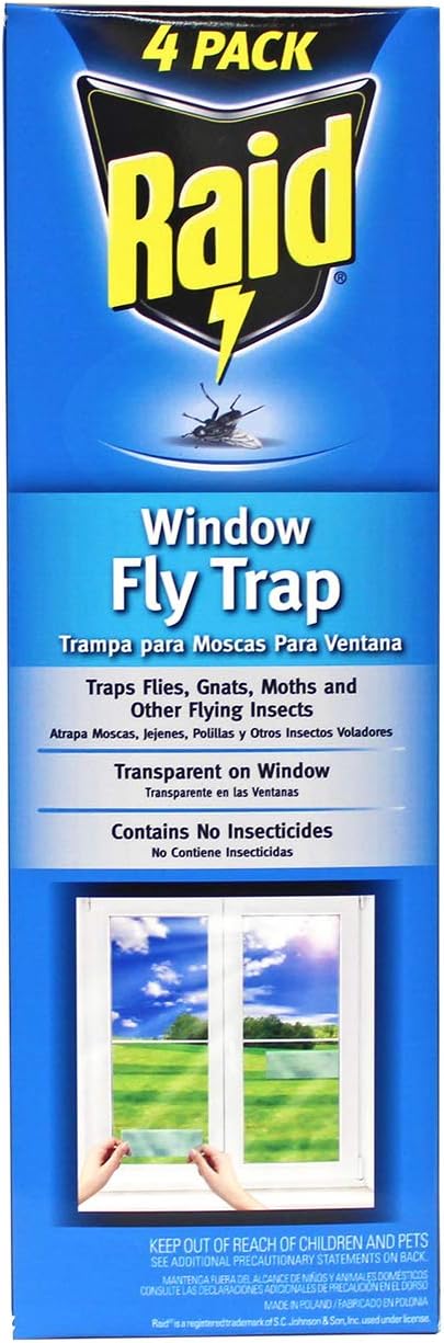 Raid Window Fly Trap, 4ct (Pack of 4)