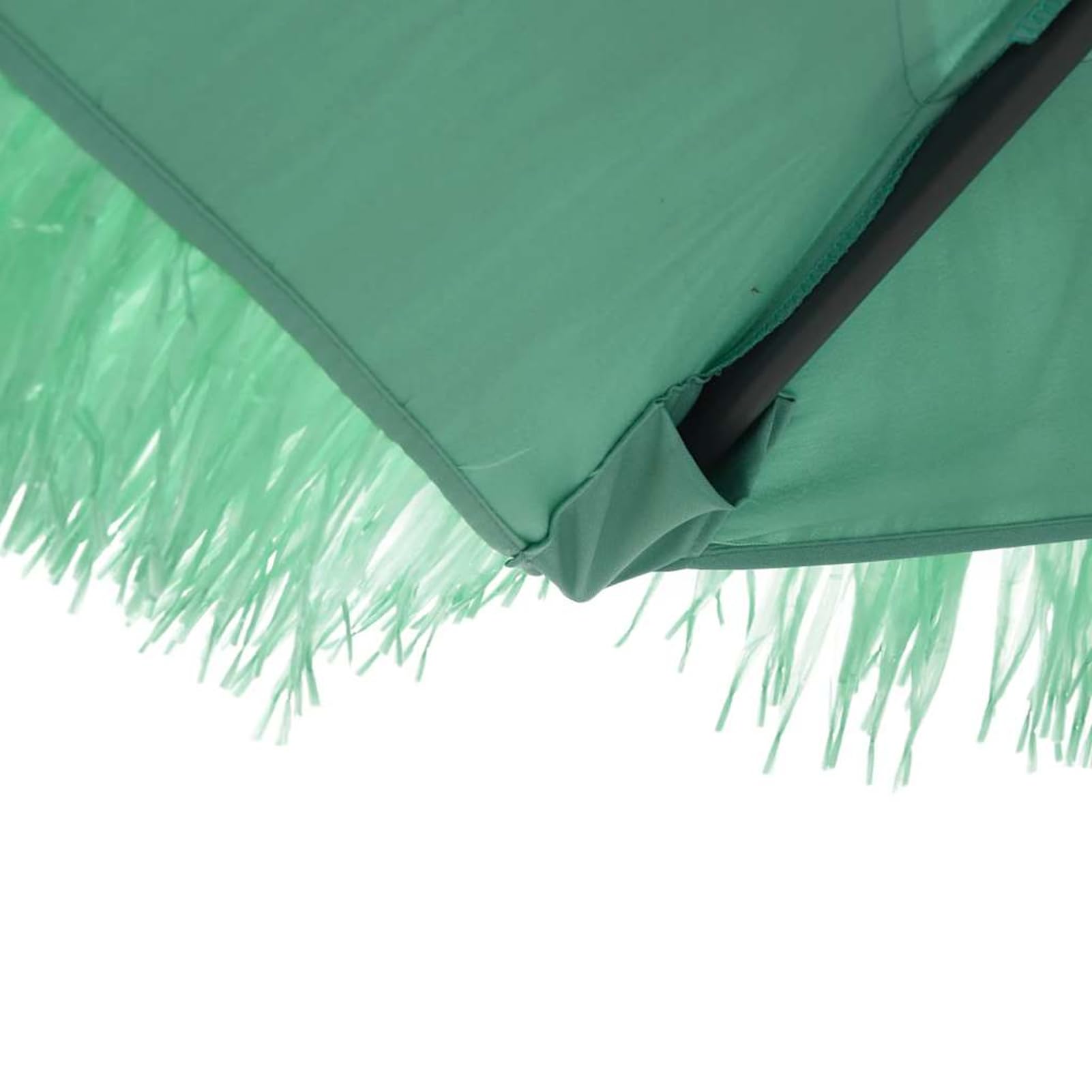 ATOMSTACK MAKER Parasol ogrodowy 248 x 248 x 248 cm ze stalowym masztem (38 mm), 8-warstwowy dach ze słomą i mechanizmem korbowym – brązowy, ochrona przed promieniowaniem UV i deszczem, na taras
