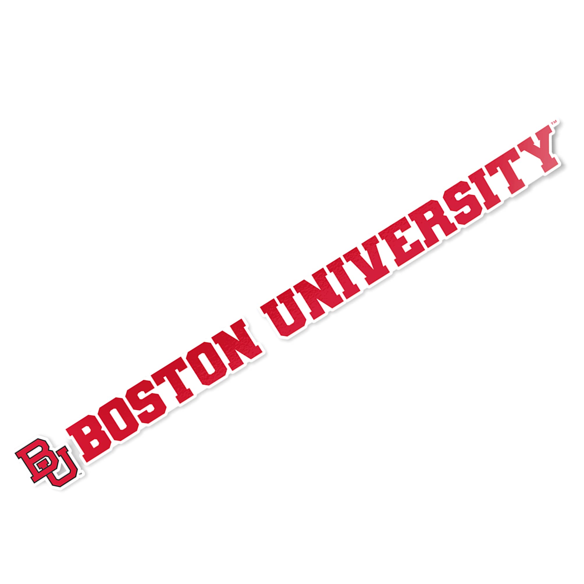 Desert Cactus Boston University Terriers BU Name Logo Vinyl Decal Laptop Water Bottle Car Scrapbook (15 Inch Sticker)