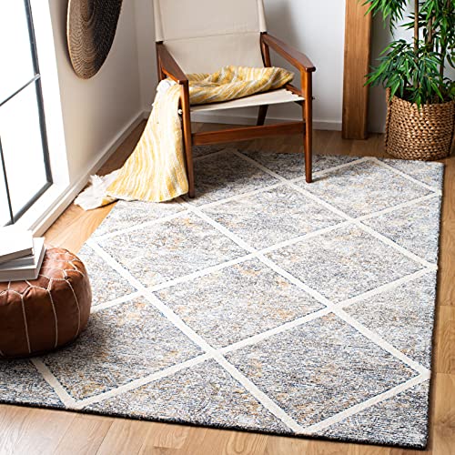 Safavieh Amherst Collection AMT414E Ivory and Light Grey Indoor/Outdoor Area Rug, 10 Feet by 14 Feet