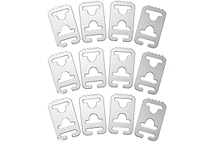 No Tie Shoelace Anchors - 12 Piece Lacelock Clips