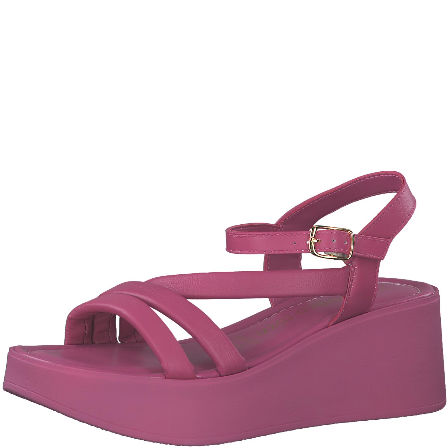 MARCO TOZZI Women's 2-28009-42 Heeled Sandal, Fuchsia, 3.5