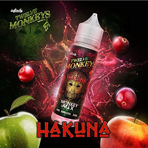 Hakuna (50ml) Plus e Liquid by Twelve Monkeys Nikotinfrei